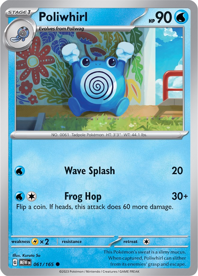 Poliwhirl (061/165) [Scarlet & Violet 151] | Game Master's Emporium (The New GME)