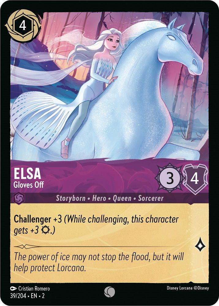 Elsa - Gloves Off (39/204) [Rise of the Floodborn] | Game Master's Emporium (The New GME)