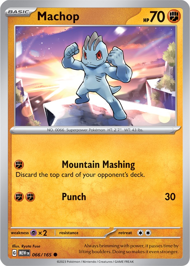 Machop (066/165) [Scarlet & Violet 151] | Game Master's Emporium (The New GME)