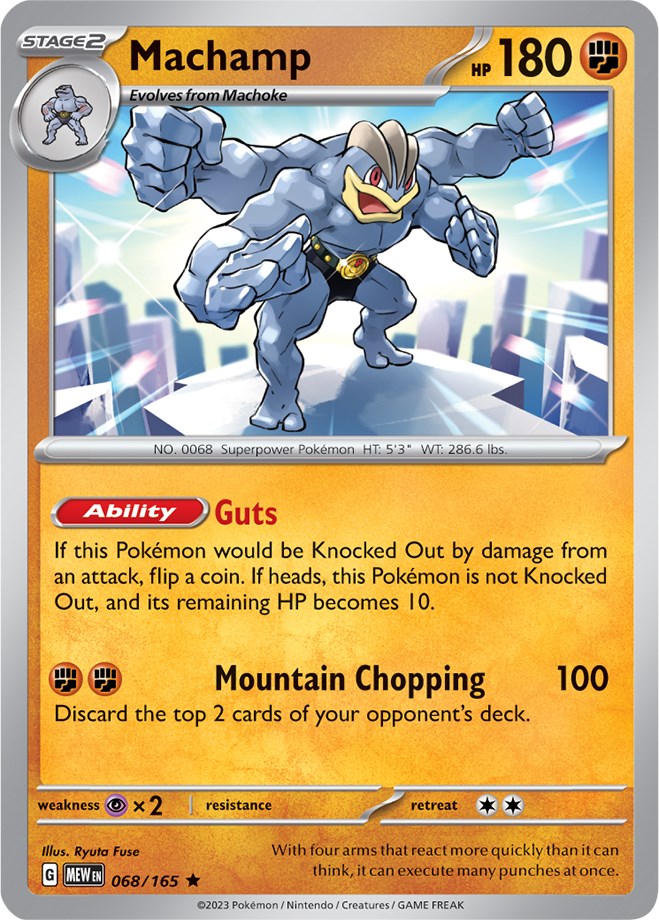 Machamp (068/165) [Scarlet & Violet 151] | Game Master's Emporium (The New GME)