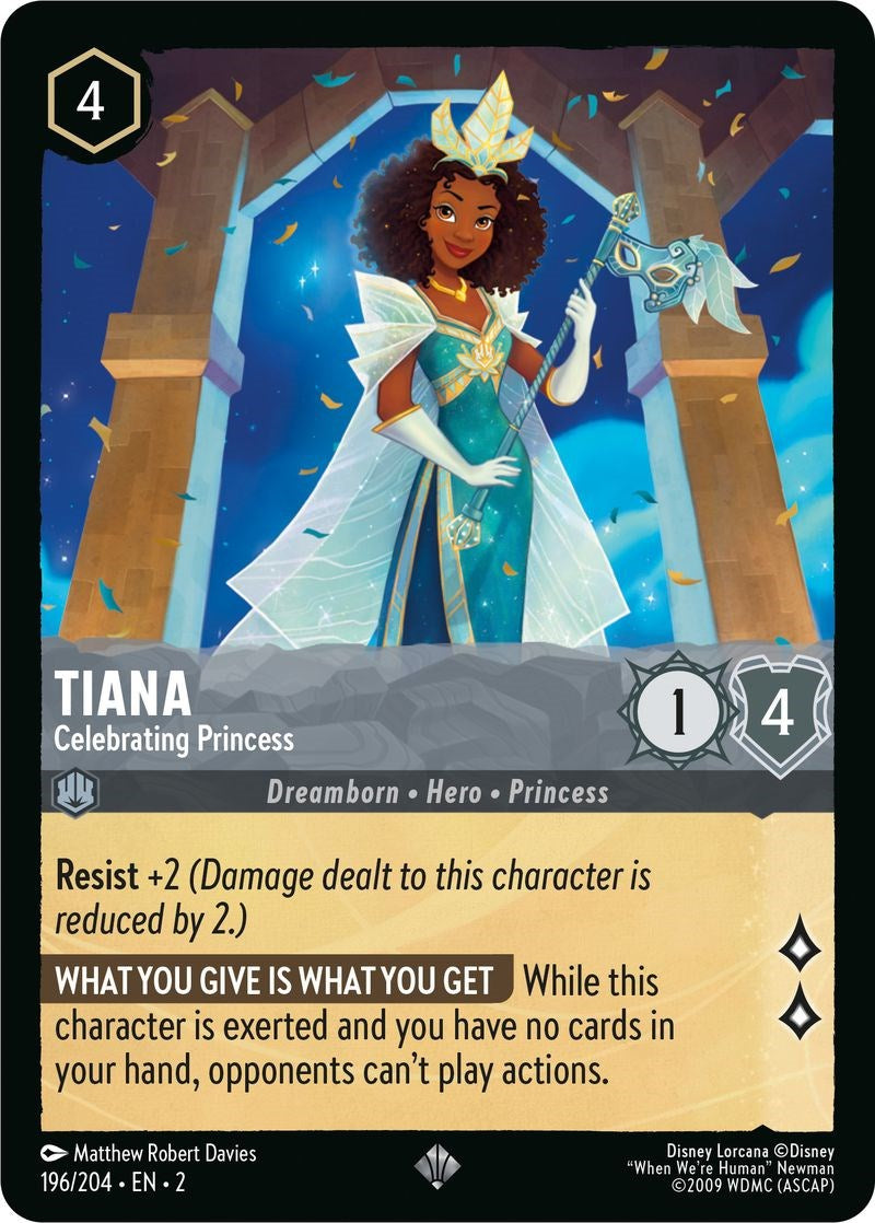 Tiana - Celebrating Princess (196/204) [Rise of the Floodborn] | Game Master's Emporium (The New GME)