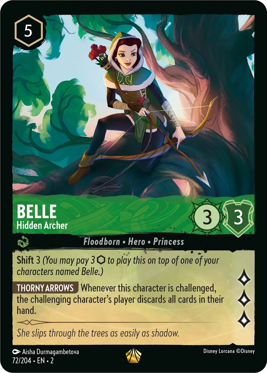 Belle - Hidden Archer (72/204) [Rise of the Floodborn] | Game Master's Emporium (The New GME)