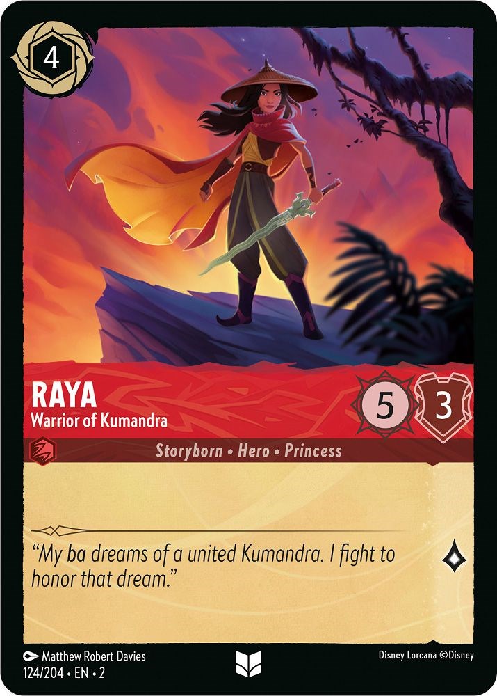 Raya - Warrior of Kumandra (124/204) [Rise of the Floodborn] | Game Master's Emporium (The New GME)