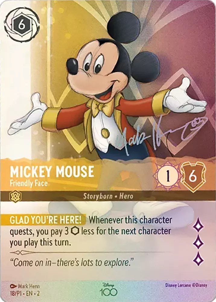Mickey Mouse - Friendly Face (Enchanted) (18) [Disney100 Promos] | Game Master's Emporium (The New GME)