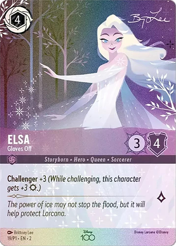 Elsa - Gloves Off (Enchanted) (19) [Disney100 Promos] | Game Master's Emporium (The New GME)