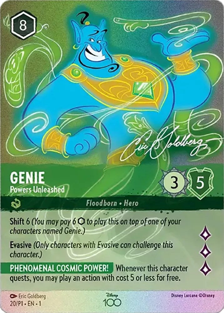Genie - Powers Unleashed (Enchanted) (20) [Disney100 Promos] | Game Master's Emporium (The New GME)