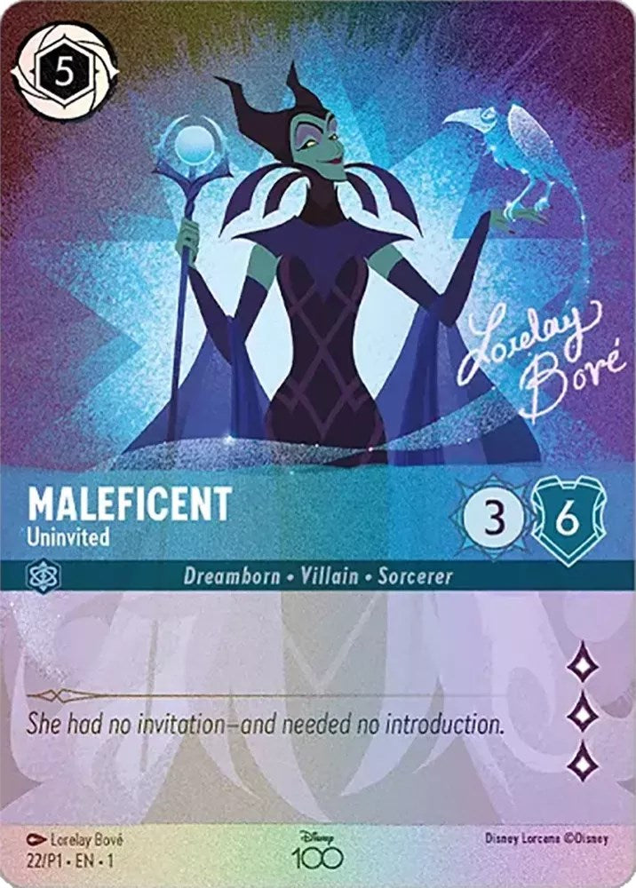 Maleficent - Uninvited (Enchanted) (22) [Disney100 Promos] | Game Master's Emporium (The New GME)