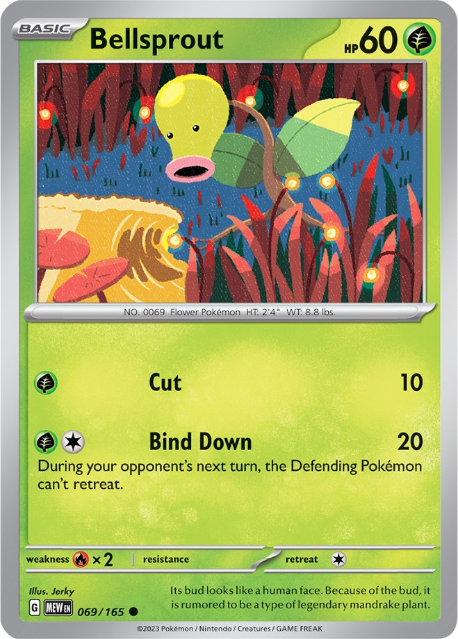 Bellsprout (069/165) [Scarlet & Violet 151] | Game Master's Emporium (The New GME)