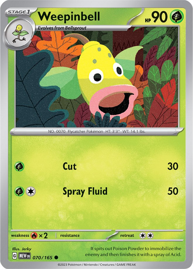 Weepinbell (070/165) [Scarlet & Violet 151] | Game Master's Emporium (The New GME)