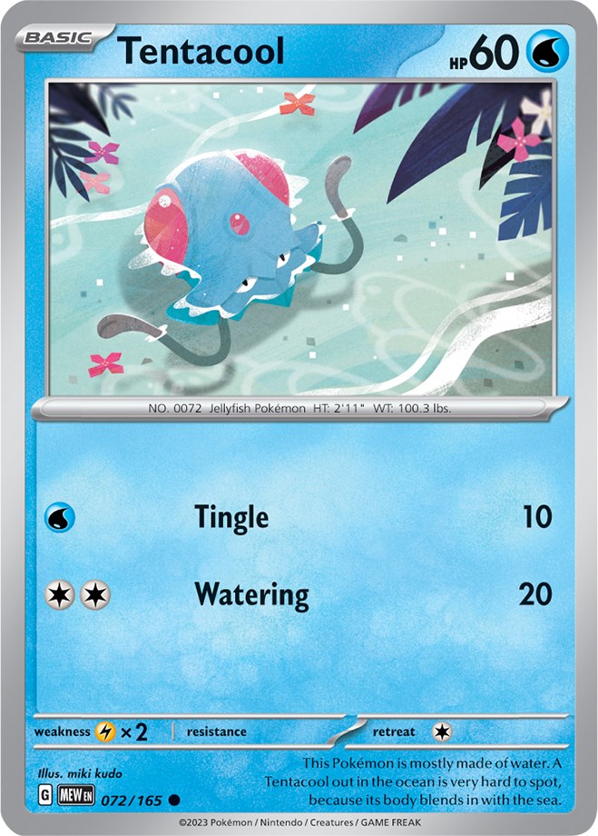 Tentacool (072/165) [Scarlet & Violet 151] | Game Master's Emporium (The New GME)