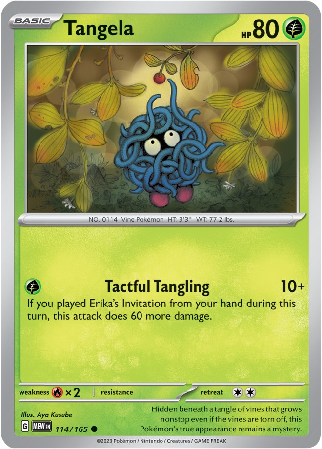 Tangela (114/165) [Scarlet & Violet 151] | Game Master's Emporium (The New GME)