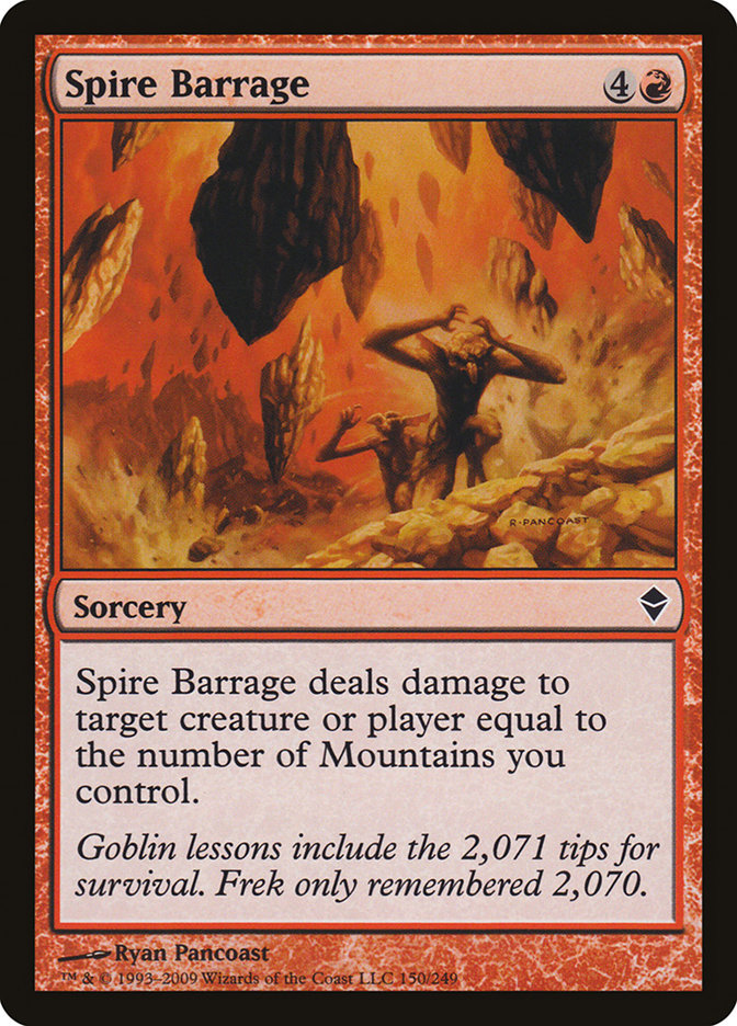 Spire Barrage [Zendikar] | Game Master's Emporium (The New GME)