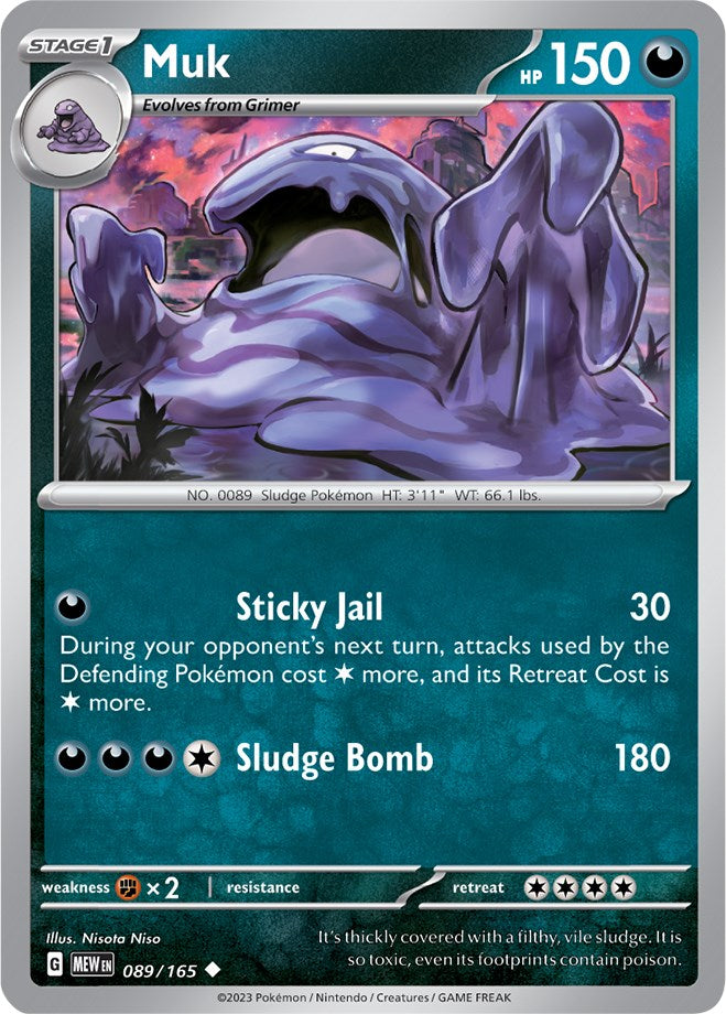 Muk (089/165) [Scarlet & Violet 151] | Game Master's Emporium (The New GME)