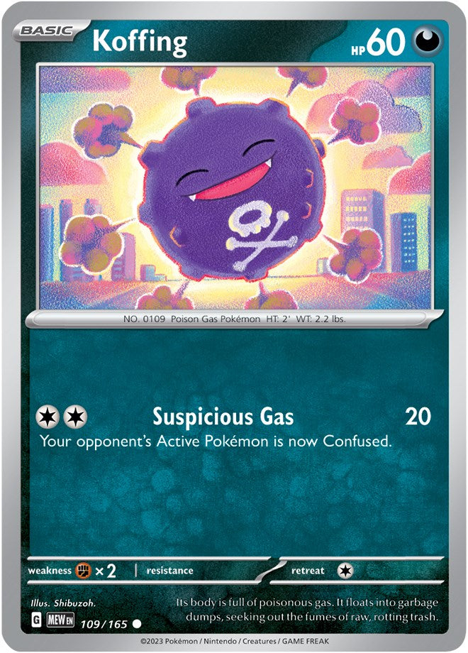 Koffing (109/165) [Scarlet & Violet 151] | Game Master's Emporium (The New GME)