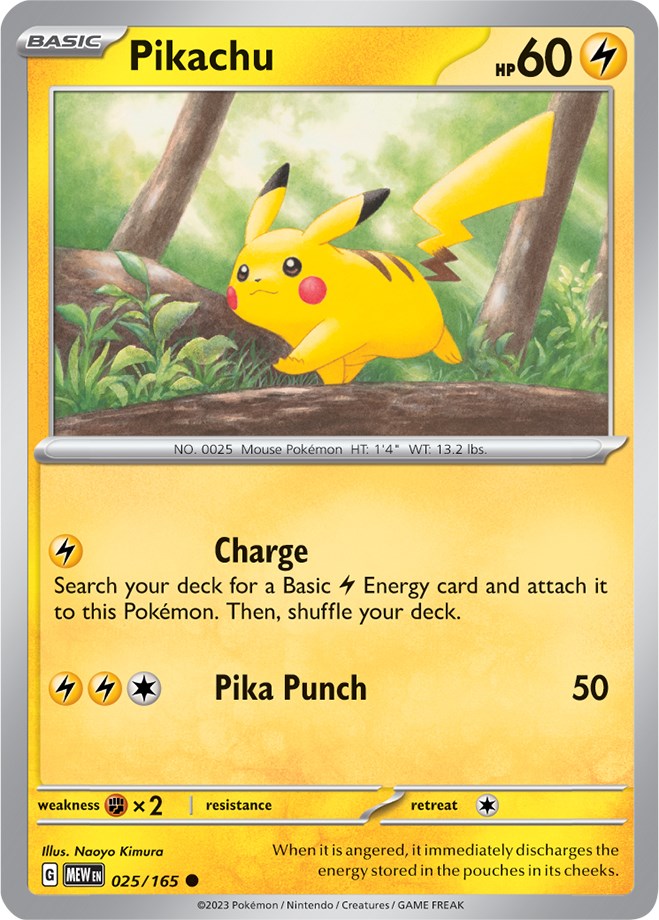 Pikachu (025/165) [Scarlet & Violet 151] | Game Master's Emporium (The New GME)