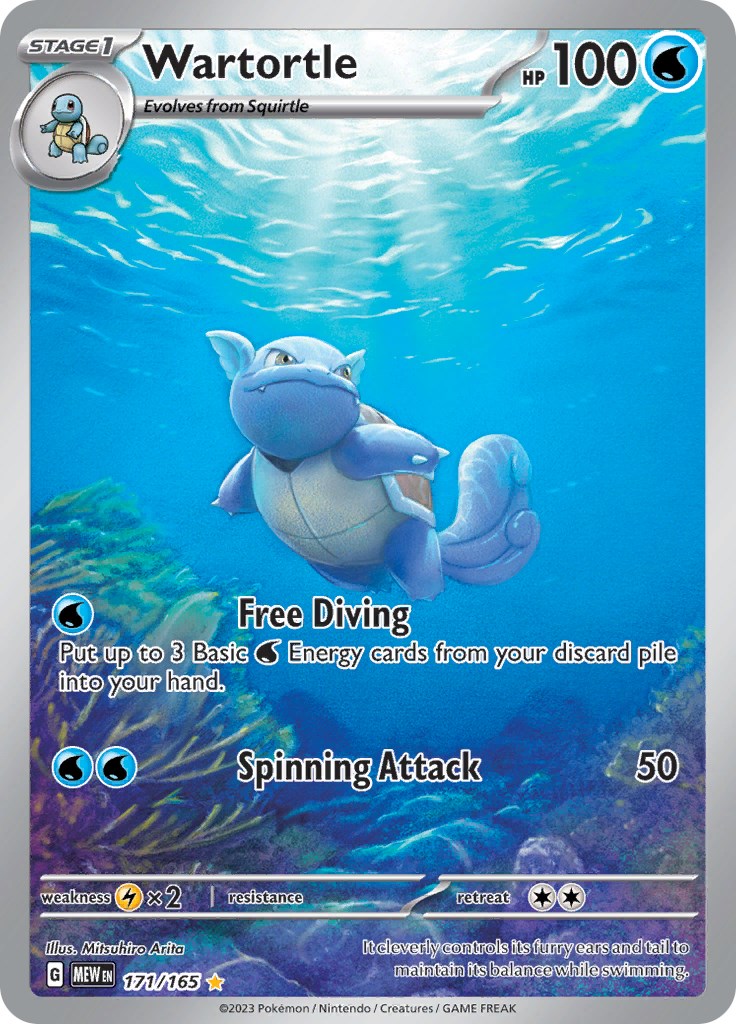 Wartortle (171/165) [Scarlet & Violet 151] | Game Master's Emporium (The New GME)