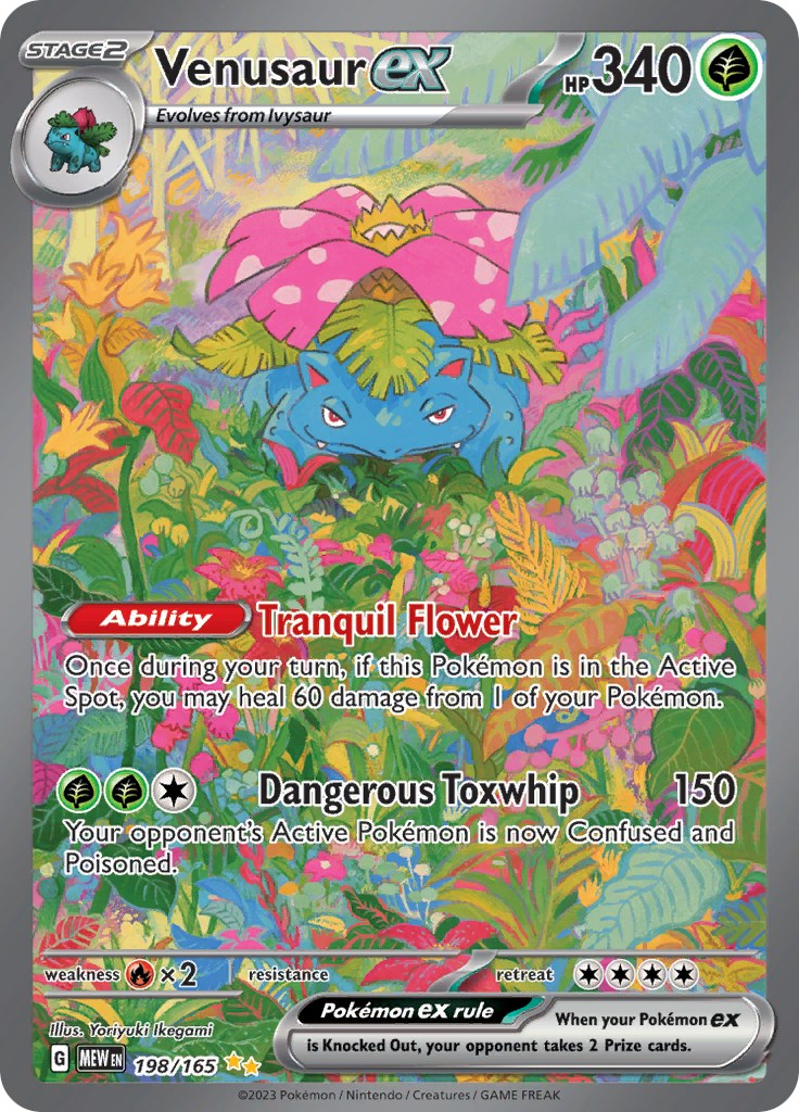 Venusaur ex (198/165) [Scarlet & Violet 151] | Game Master's Emporium (The New GME)