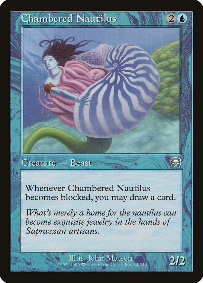 Chambered Nautilus [Mercadian Masques] | Game Master's Emporium (The New GME)
