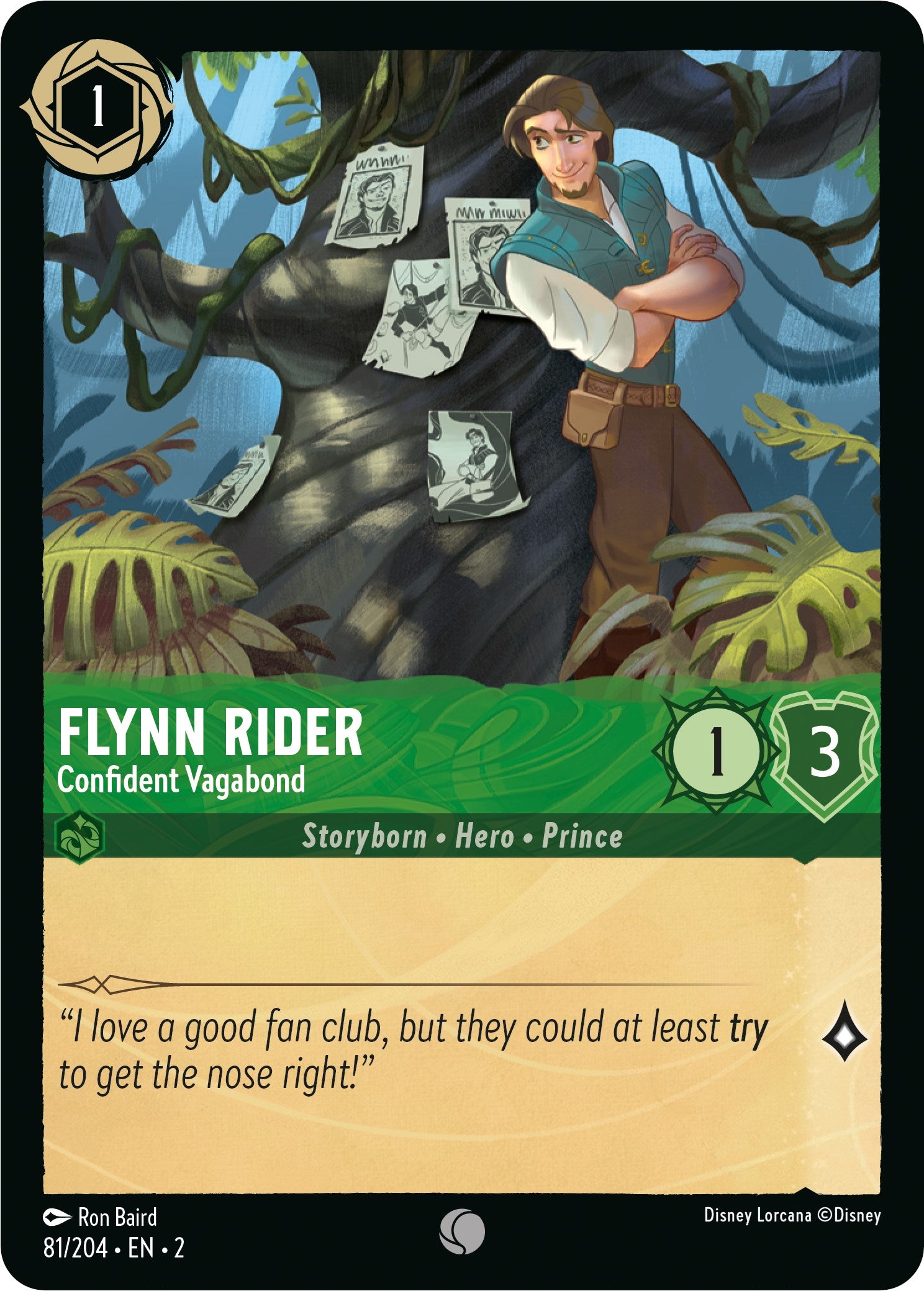 Flynn Rider - Confident Vagabond (81/204) [Rise of the Floodborn] | Game Master's Emporium (The New GME)