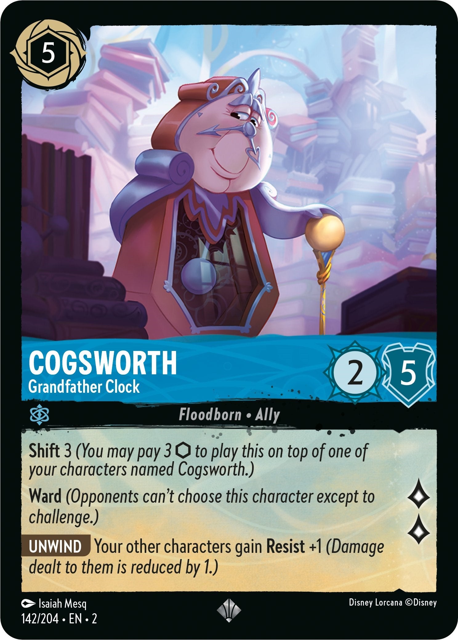 Cogsworth - Grandfather Clock (142/204) [Rise of the Floodborn] | Game Master's Emporium (The New GME)