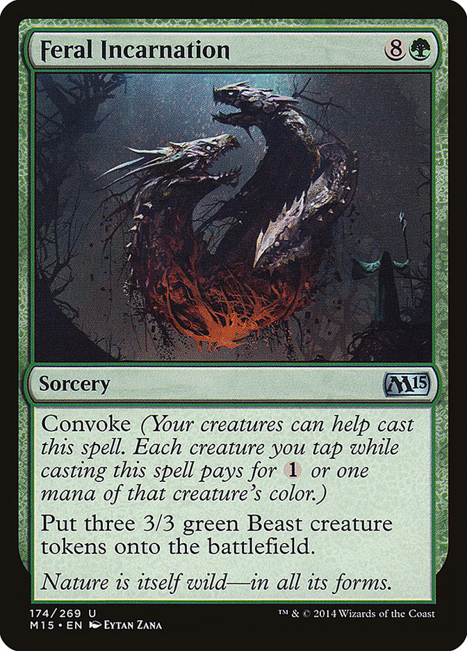 Feral Incarnation [Magic 2015] | Game Master's Emporium (The New GME)