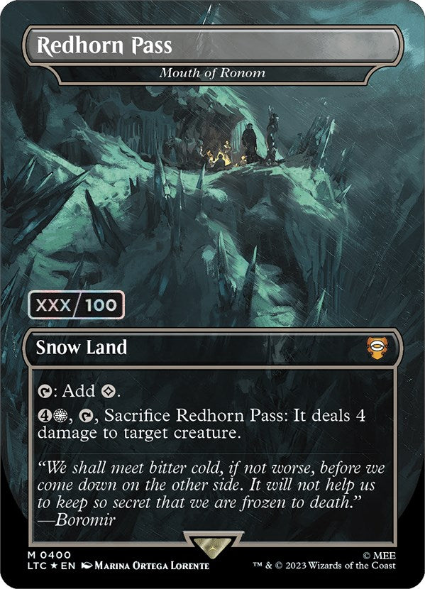 Redhorn Pass - Mouth of Ronom (Serialized) [The Lord of the Rings: Tales of Middle-Earth Commander] | Game Master's Emporium (The New GME)