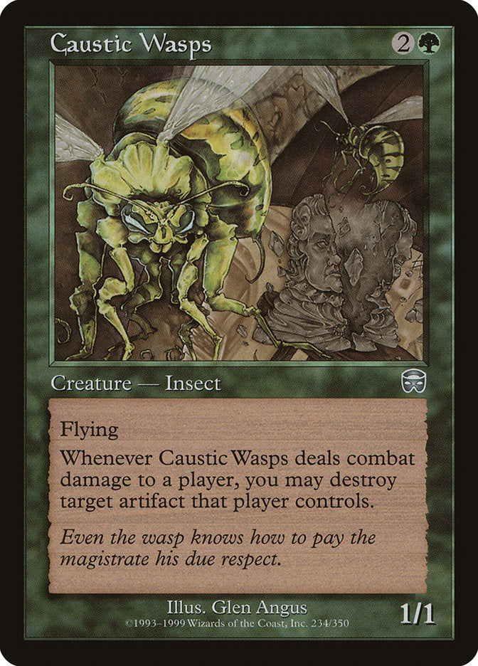 Caustic Wasps [Mercadian Masques] | Game Master's Emporium (The New GME)