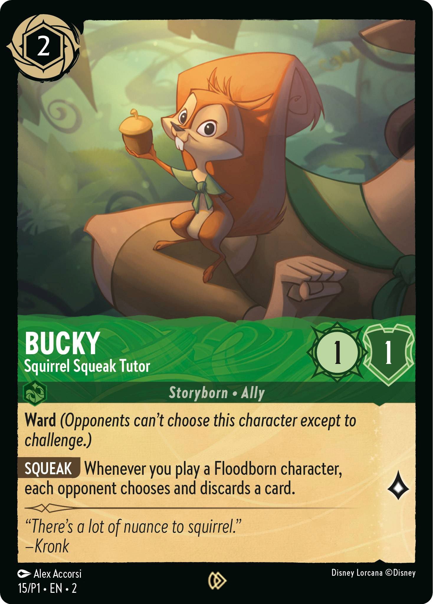 Bucky - Squirrel Squeak Tutor (15) [Promo Cards] | Game Master's Emporium (The New GME)