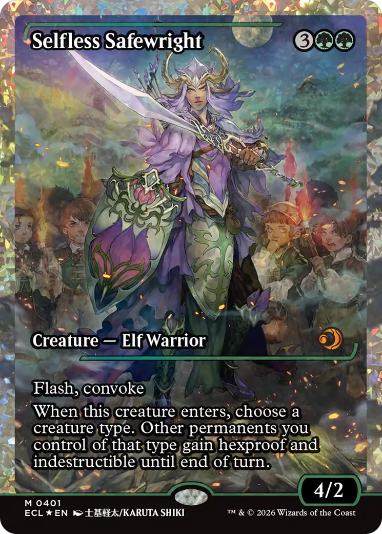 Selfless Safewright (Showcase) (Fracture Foil) [Lorwyn Eclipsed] | Game Master's Emporium (The New GME)