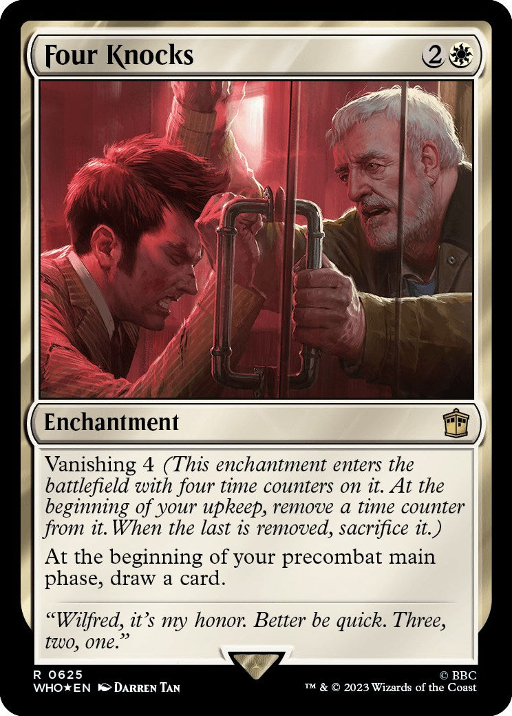 Four Knocks (Surge Foil) [Doctor Who] | Game Master's Emporium (The New GME)