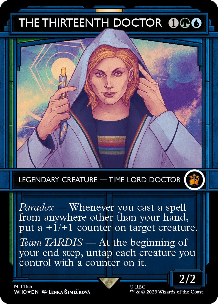 The Thirteenth Doctor (Showcase) (Surge Foil) [Doctor Who] | Game Master's Emporium (The New GME)
