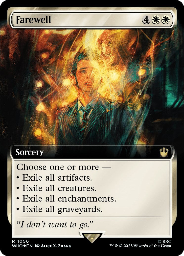 Farewell (Extended Art) (Surge Foil) [Doctor Who] | Game Master's Emporium (The New GME)