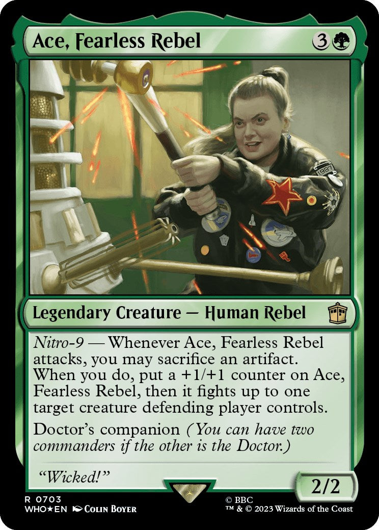 Ace, Fearless Rebel (Surge Foil) [Doctor Who] | Game Master's Emporium (The New GME)