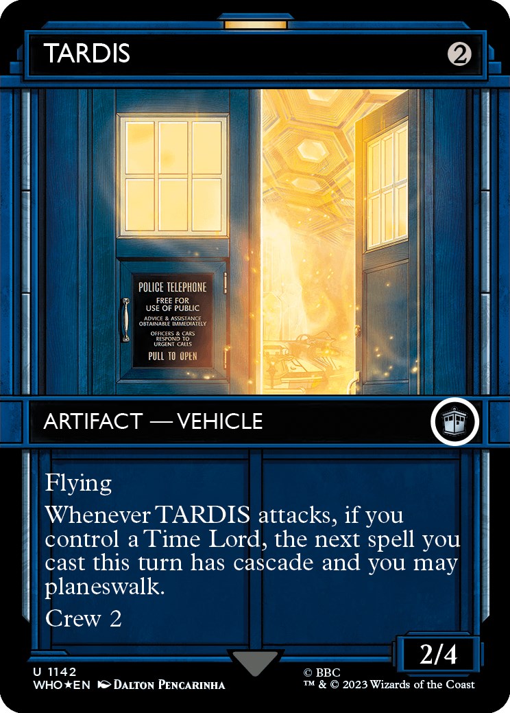 TARDIS (Showcase) (Surge Foil) [Doctor Who] | Game Master's Emporium (The New GME)