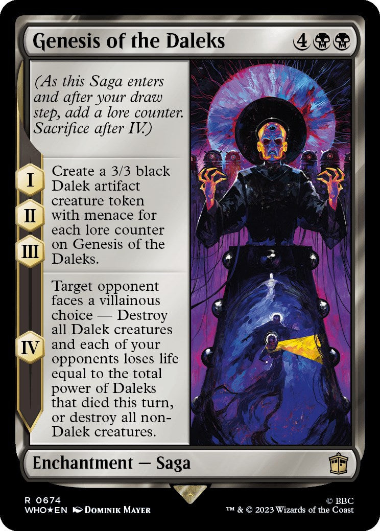 Genesis of the Daleks (Surge Foil) [Doctor Who] | Game Master's Emporium (The New GME)