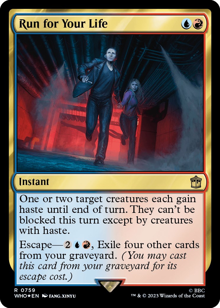 Run for Your Life (Surge Foil) [Doctor Who] | Game Master's Emporium (The New GME)