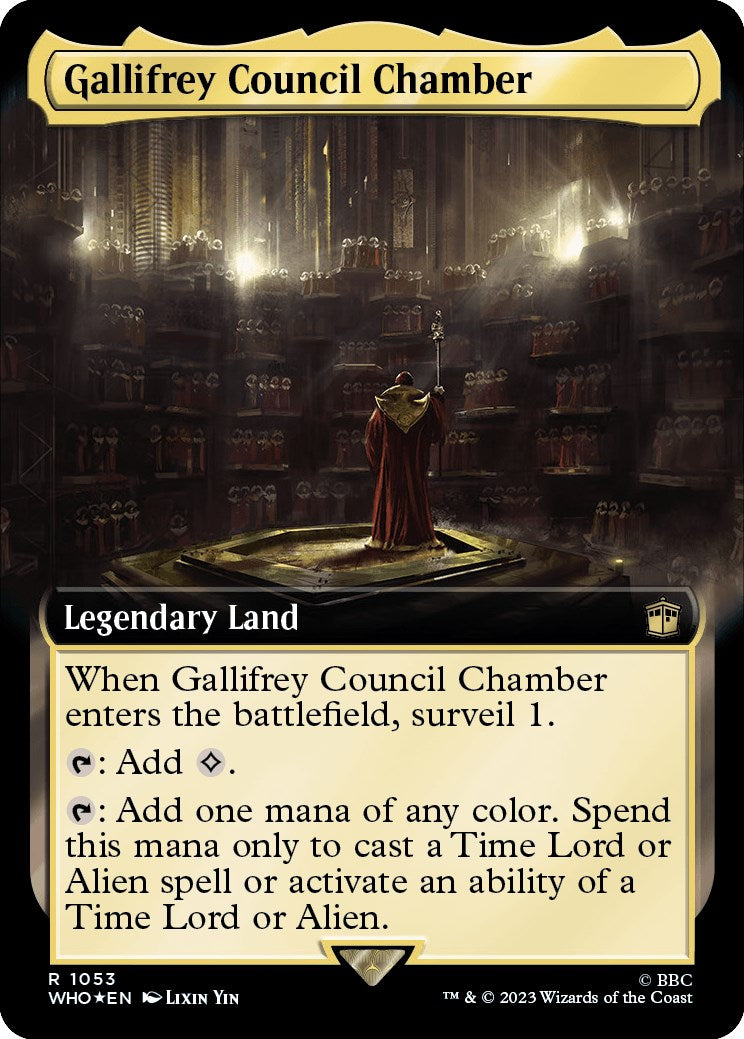 Gallifrey Council Chamber (Extended Art) (Surge Foil) [Doctor Who] | Game Master's Emporium (The New GME)