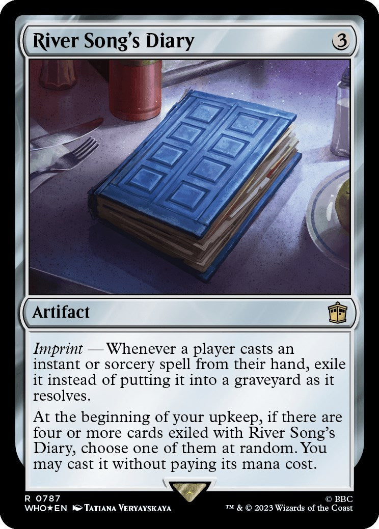 River Song's Diary (Surge Foil) [Doctor Who] | Game Master's Emporium (The New GME)