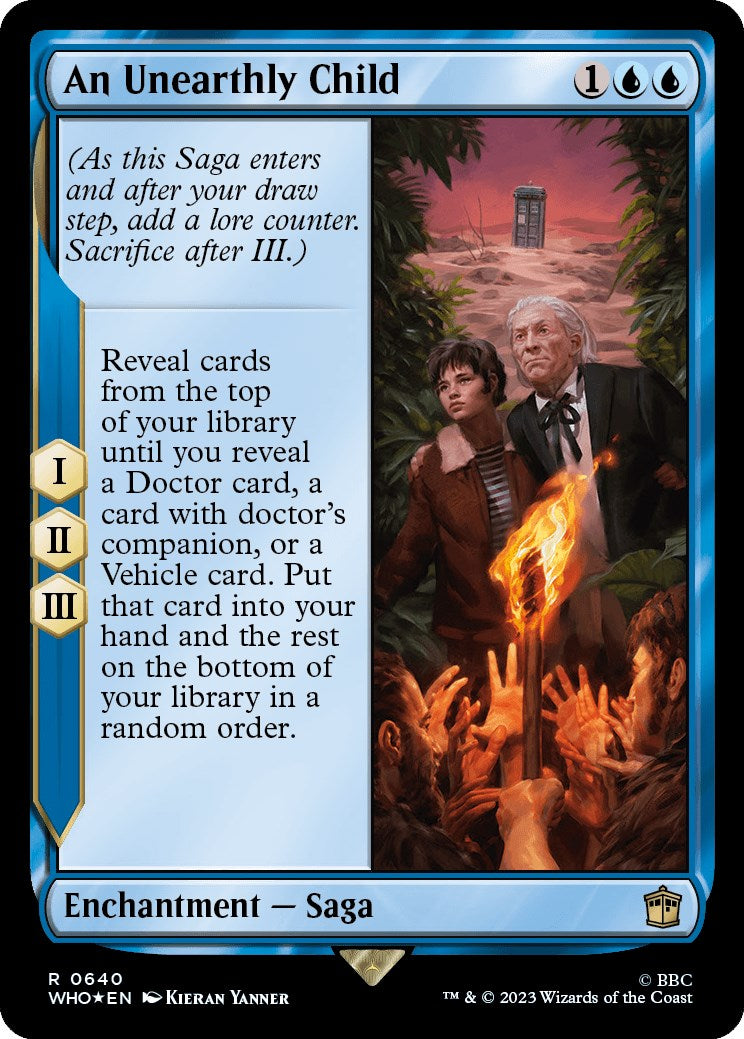 An Unearthly Child (Surge Foil) [Doctor Who] | Game Master's Emporium (The New GME)