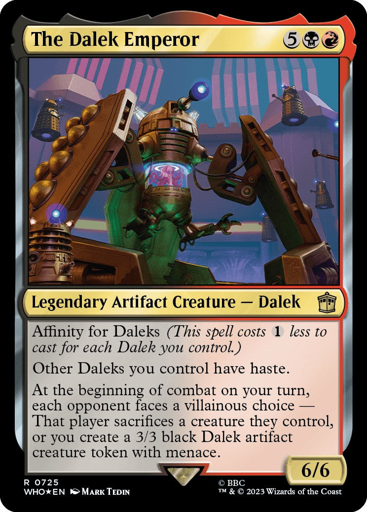 The Dalek Emperor (Surge Foil) [Doctor Who] | Game Master's Emporium (The New GME)