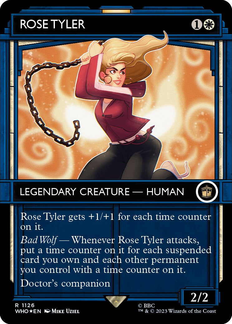 Rose Tyler (Showcase) (Surge Foil) [Doctor Who] | Game Master's Emporium (The New GME)