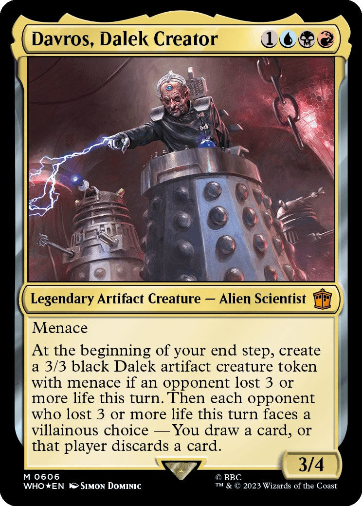 Davros, Dalek Creator (Surge Foil) [Doctor Who] | Game Master's Emporium (The New GME)