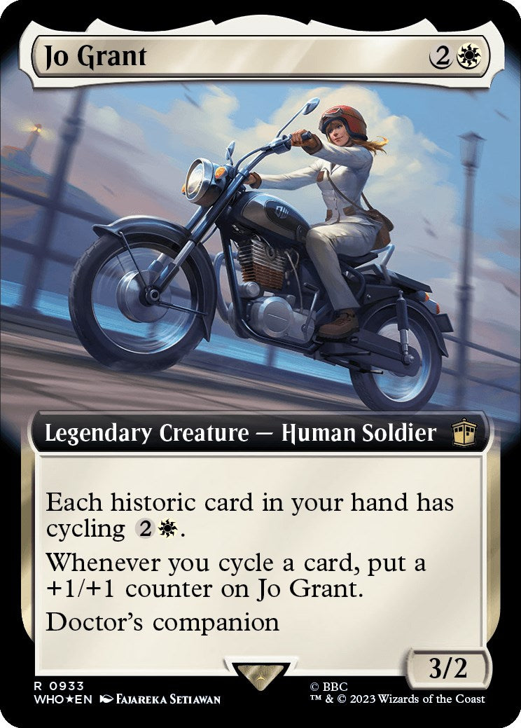 Jo Grant (Extended Art) (Surge Foil) [Doctor Who] | Game Master's Emporium (The New GME)