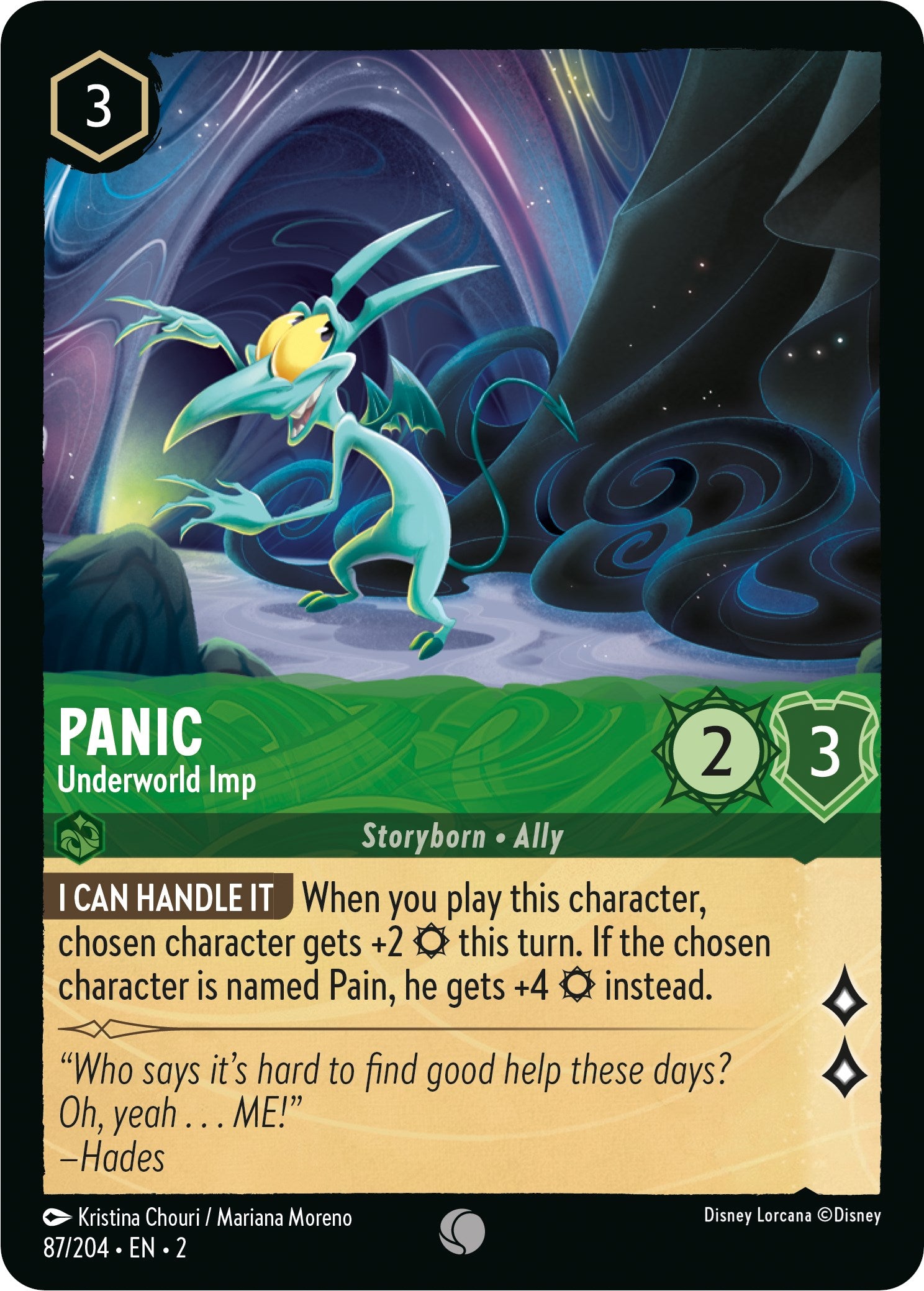 Panic - Underworld Imp (87/204) [Rise of the Floodborn] | Game Master's Emporium (The New GME)