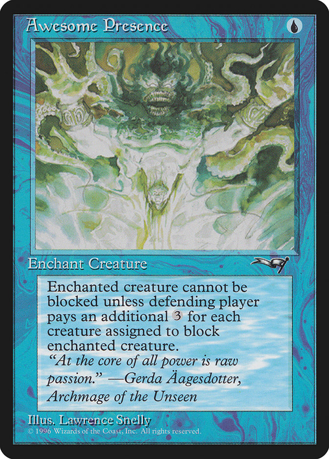 Awesome Presence (Creature Facing) [Alliances] | Game Master's Emporium (The New GME)
