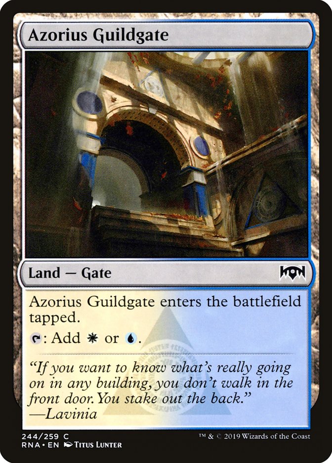 Azorius Guildgate (244/259) [Ravnica Allegiance] | Game Master's Emporium (The New GME)