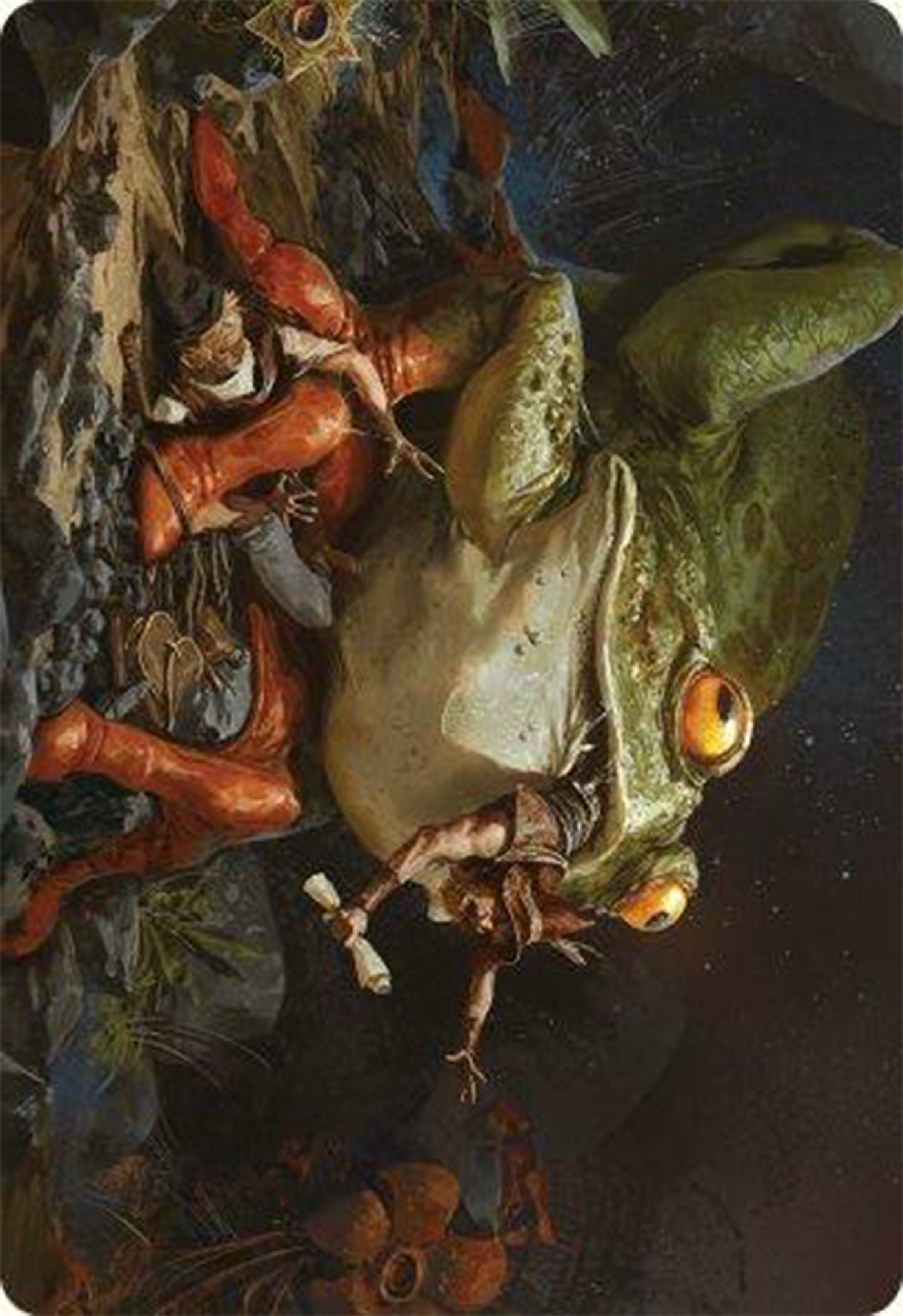 Rampant Frogantua Art Card [Modern Horizons 3 Art Series] | Game Master's Emporium (The New GME)
