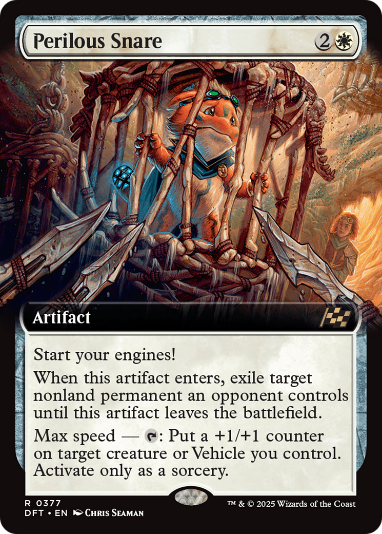 Perilous Snare (Extended Art) [Aetherdrift] | Game Master's Emporium (The New GME)
