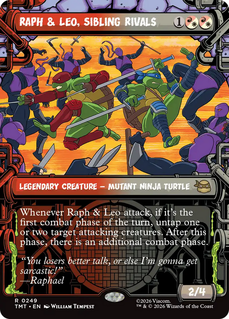 Raph & Leo, Sibling Rivals (Showcase) [Teenage Mutant Ninja Turtles] | Game Master's Emporium (The New GME)