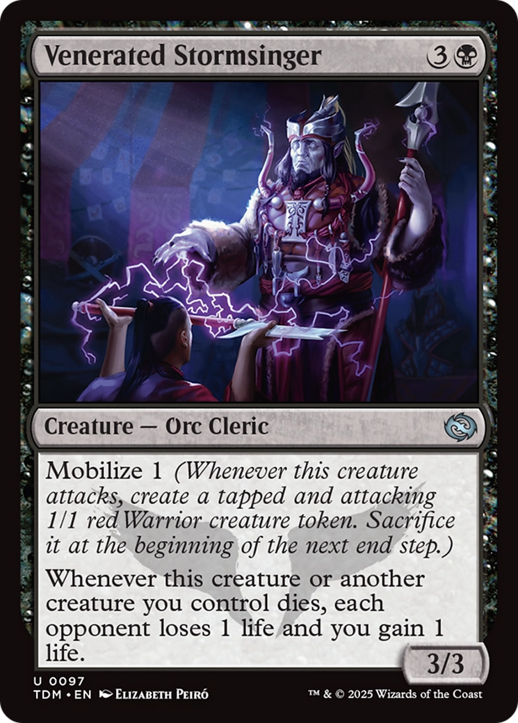 Venerated Stormsinger [Tarkir: Dragonstorm] | Game Master's Emporium (The New GME)